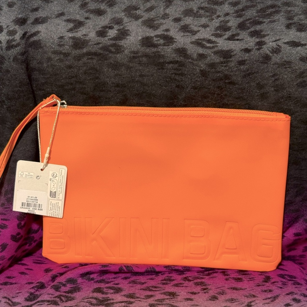 Orange bikini bag